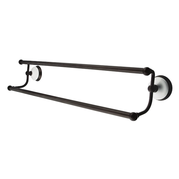 Victorian 24" Dual Towel Bar, Oil Rubbed Bronze
